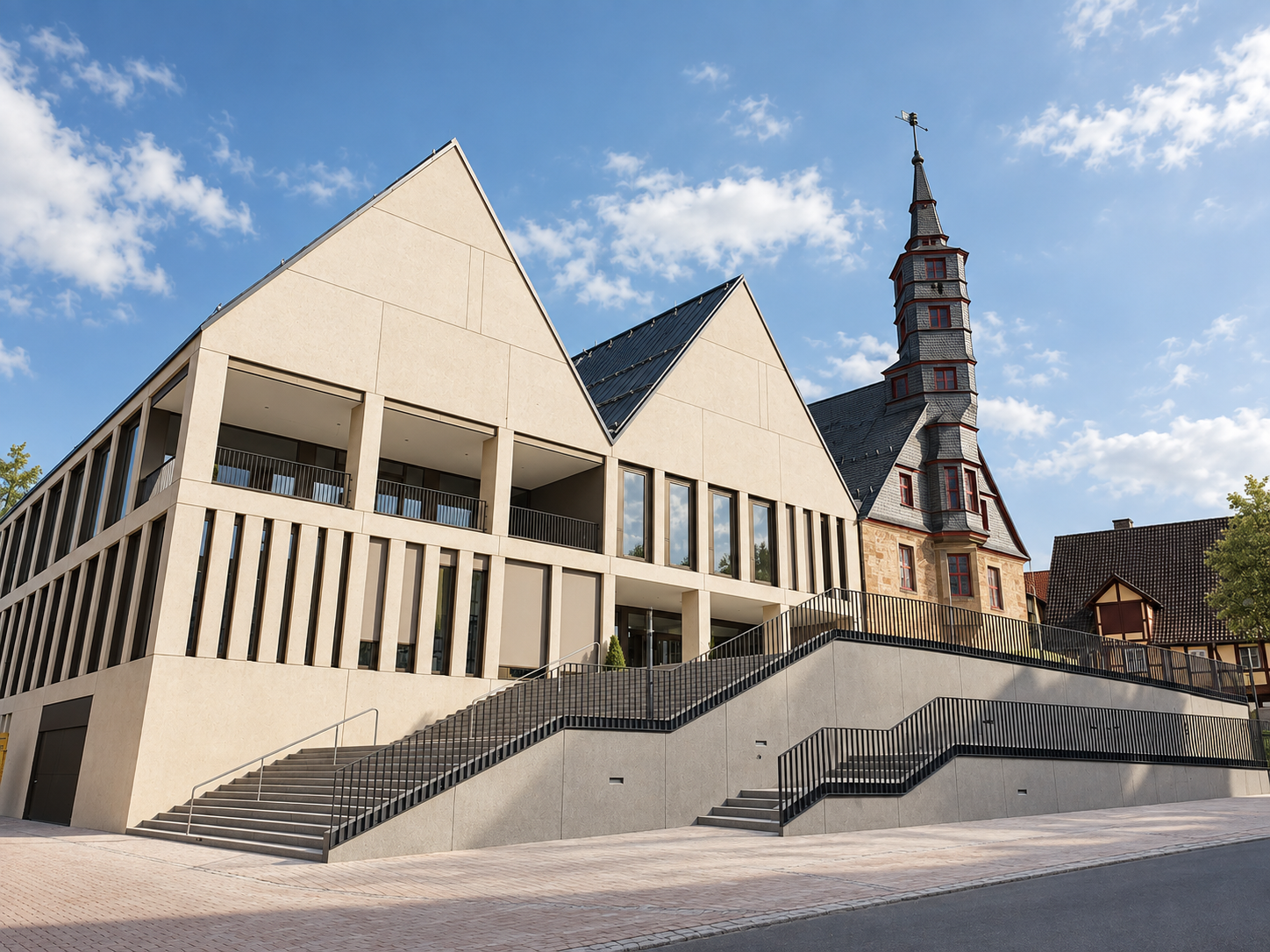 Rathaus Korbach – Frontansicht
